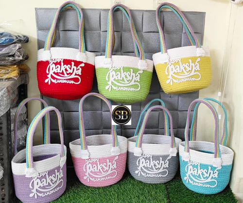 Cotton Rope Basket Hover